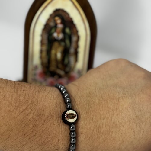 Pulsera Hematita Guadalupe