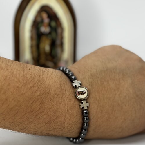 Pulsera Hematita Guadalupe