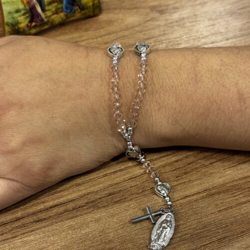 Pulsera Rosario de Cristal