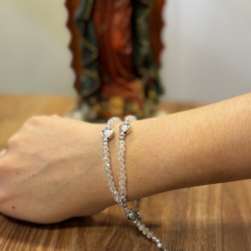 Pulsera Rosario de Cristal