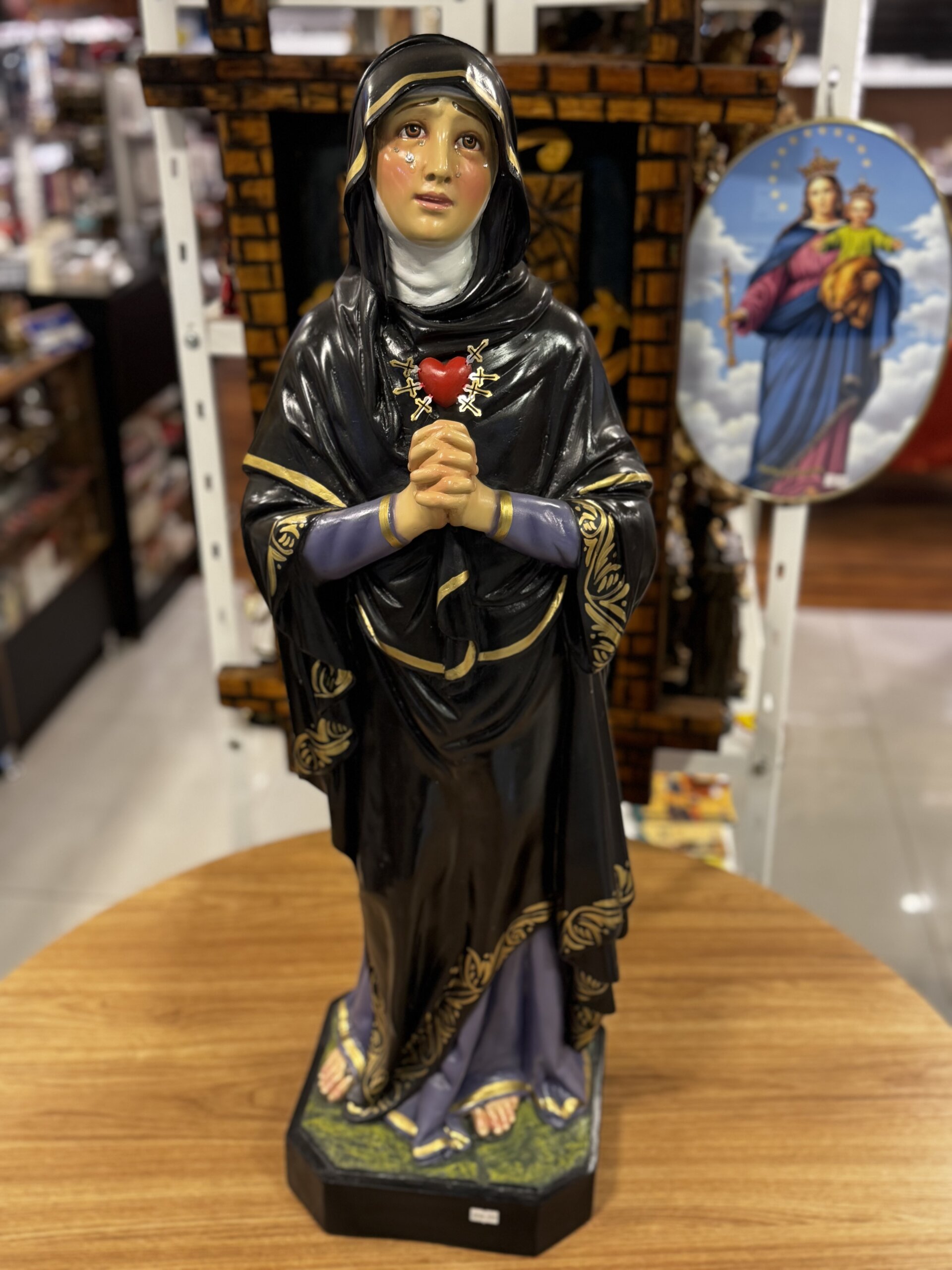 Virgen Dolorosa de 86cm